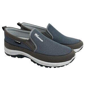 GNATROP Outdoor Slip-On Shoes Men’s Size 46 (US 12) Gray Canvas Comfort Loafers